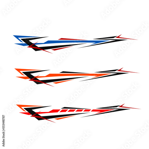 car wrap sticker vector