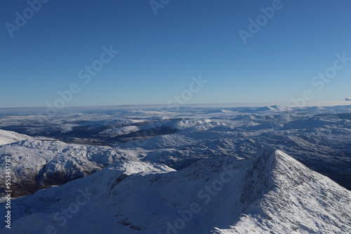 Snowdonia Snowdon winter wales glyderau carneddau © MountainGlory