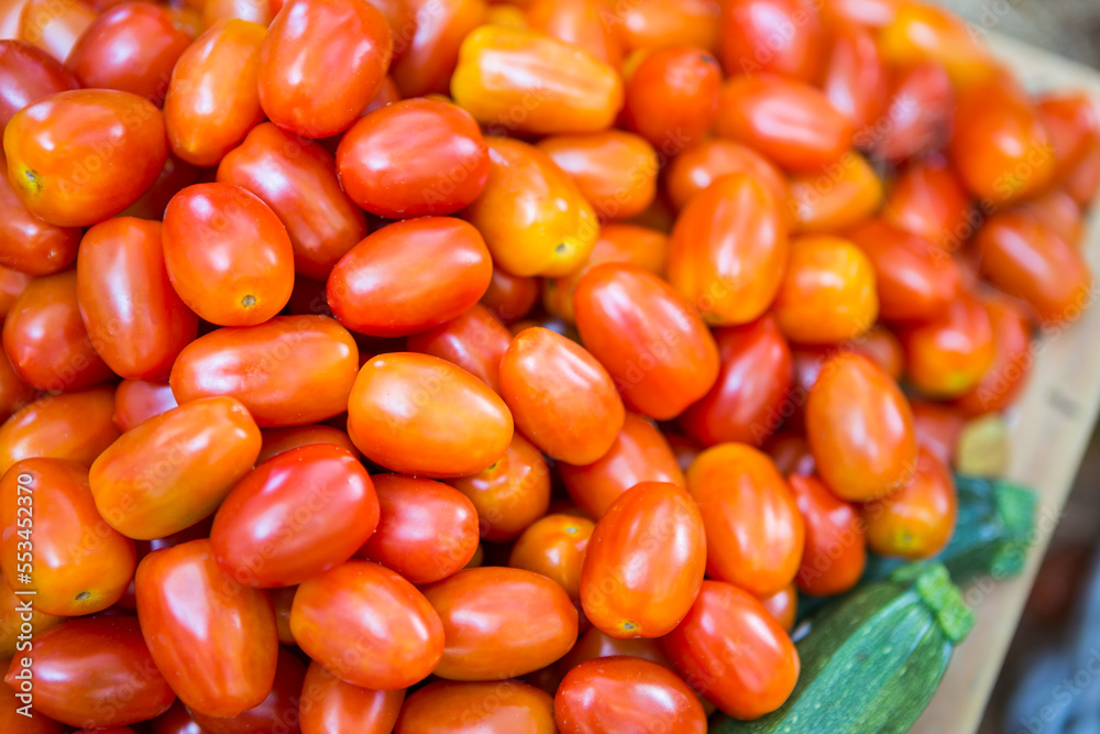 Closeup fresh tomato, healthy food, organic vegetable, red tomato Closeup fresh tomato, healthy food, organic vegetable, red tomato
