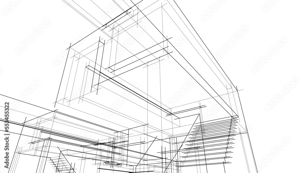 sketch of a building sketch of a building