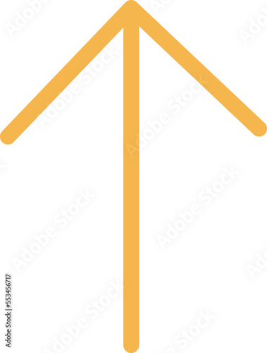 Top Arrow Vector Icon 