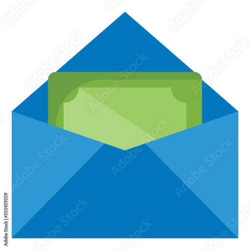 Money With Email Icon