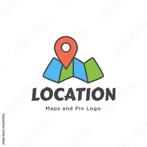 Free Download map pin location icon logo design  - GFXLoad