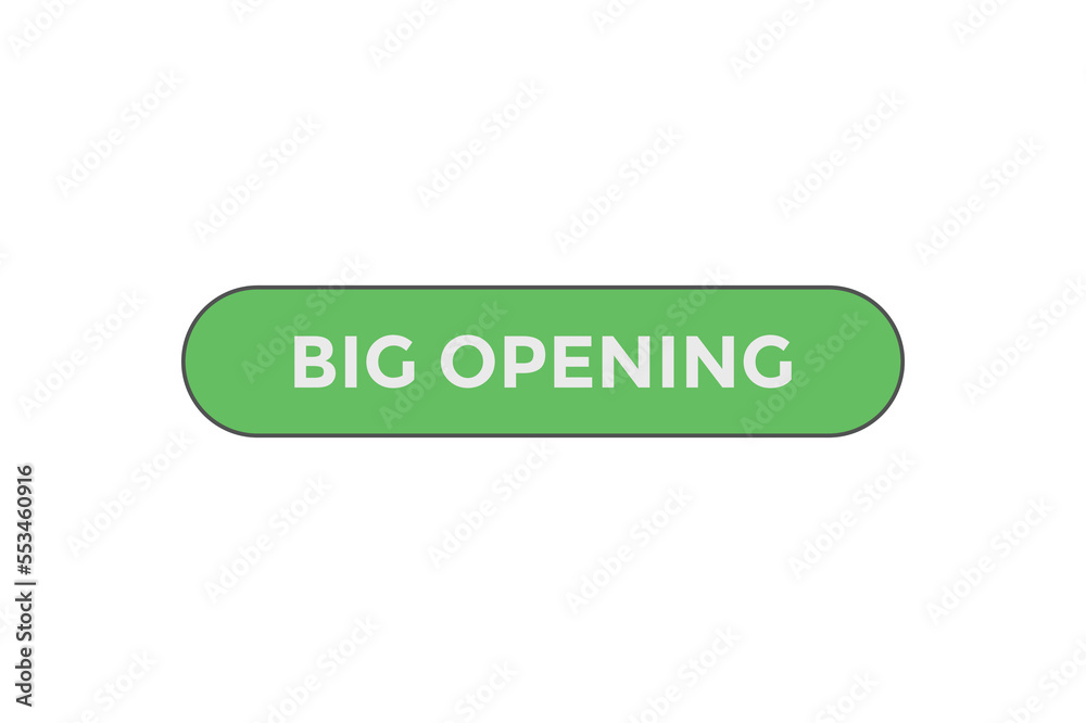 Big opening button web banner template Vector Illustration
Big opening button web banner template Vector Illustration