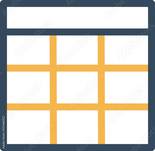 Grid Vector Icon 