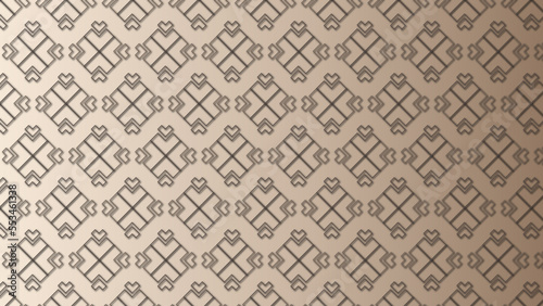 Islamic/Arabic Beige, colored, Retro, Seamless, Pattern, geometric, background, to be used as decoration element texture (geometric, squared, backdrop, shapes, repeated, to create unity)