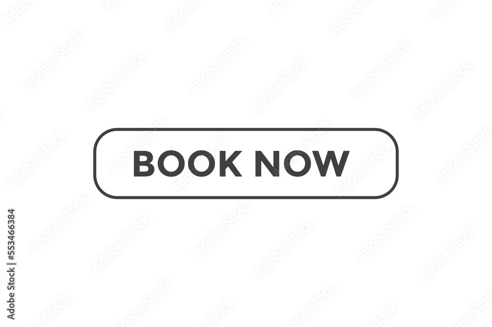 Book now button web banner template Vector Illustration Book now button web banner template Vector Illustration