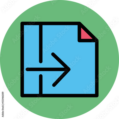 Direction Vector Icon
