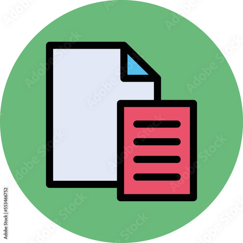 Write Content Vector Icon
