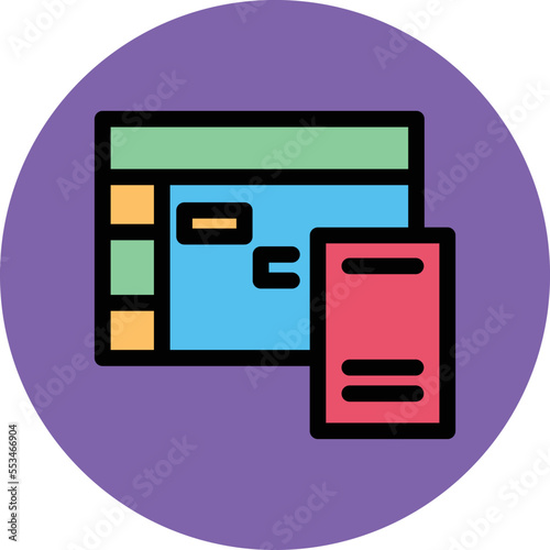 Responsive Vector Icon
