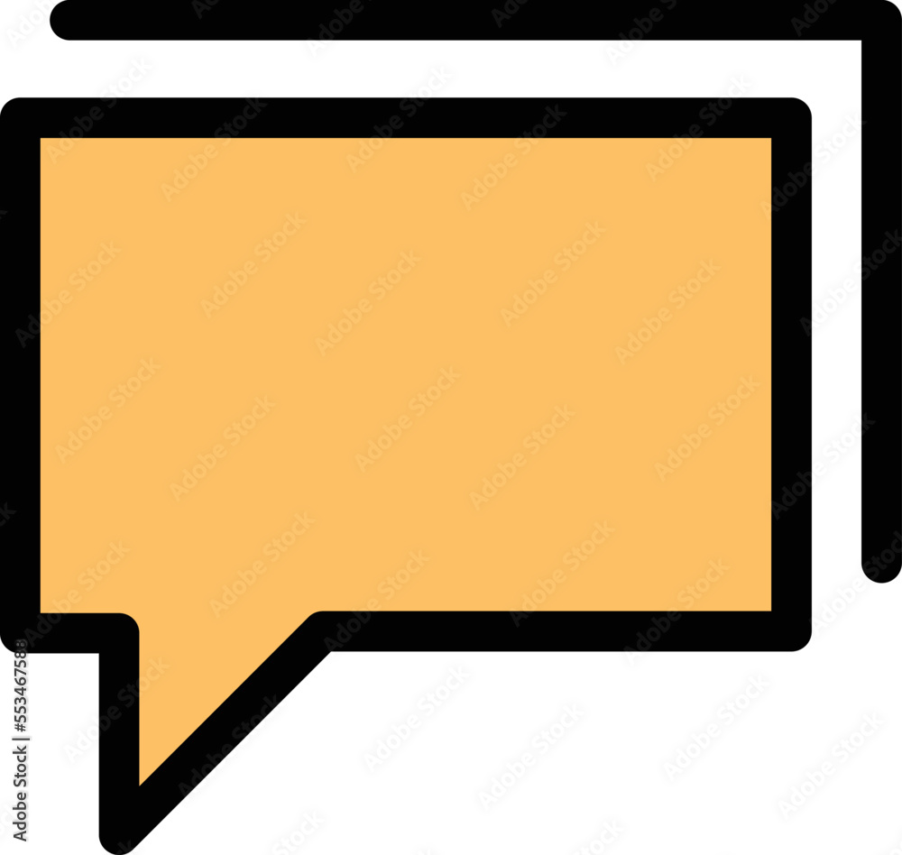 Chat Box Vector Icon
