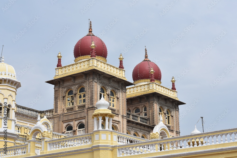 Red dome of Mysore palace