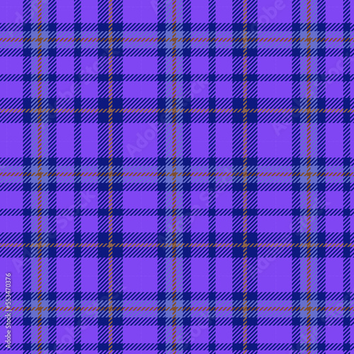 purple plaid seamless vector pattern with twill weave