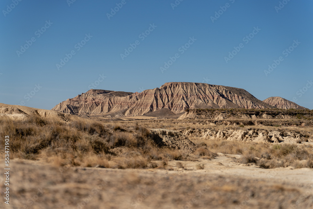 Royal Bardenas desert mountains in Navarra, Spain Royal Bardenas desert mountains in Navarra, Spain