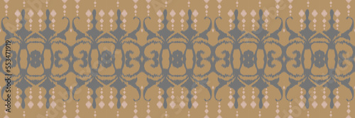Ethnic ikat damask batik textile seamless pattern digital vector design for Print saree Kurti Borneo Fabric border brush symbols swatches designer