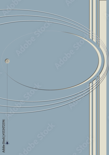 A3 Kreis Bänder Oval