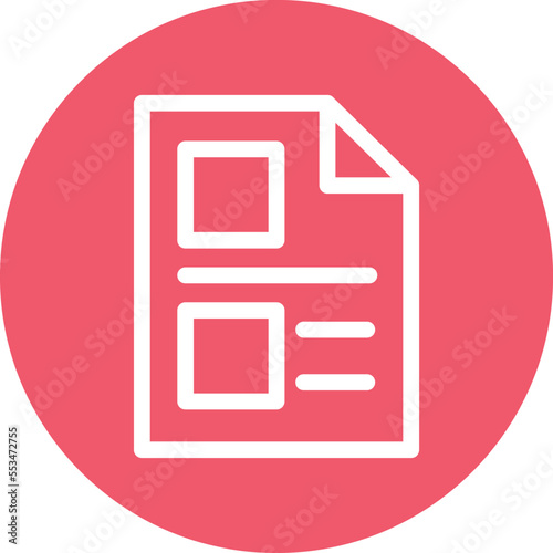 Принти на полотні Detail File Vector Icon