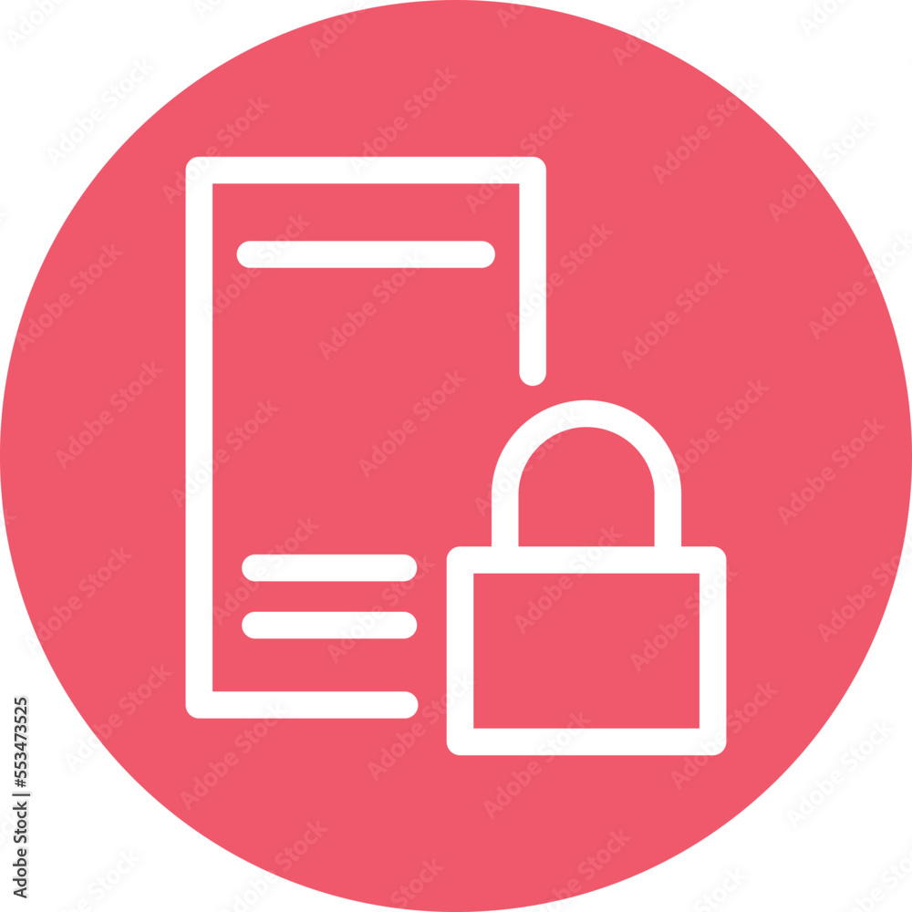 Lock Server Vector Icon
Lock Server Vector Icon