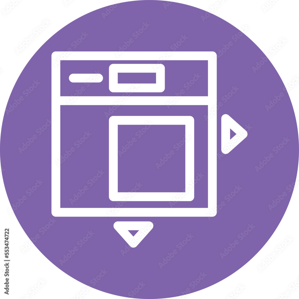 Display Layout Vector Icon
Display Layout Vector Icon