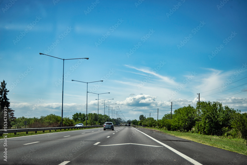 paisaje de autopista