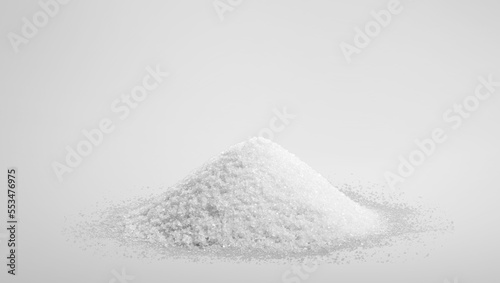 Photography Abstract white powder on light background