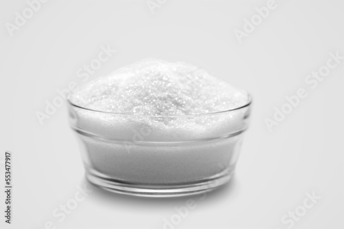 Abstract white powder on light background