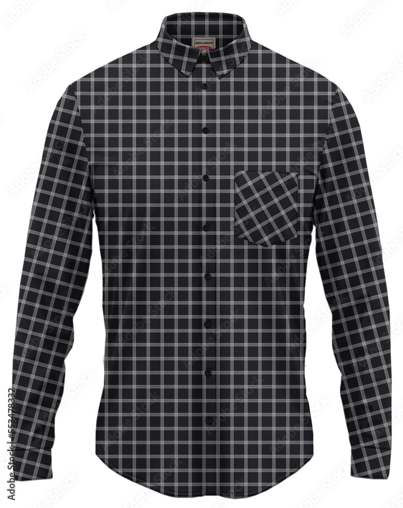 Flannel Chack white small Flannel Chack white small