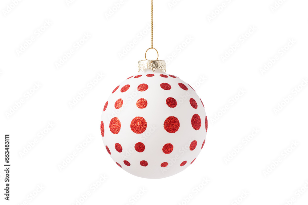 Christmas tree ball isolated on white background with clipping path. Christmas bauble decoration Christmas tree ball isolated on white background with clipping path. Christmas bauble decoration