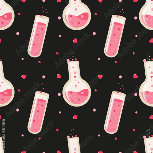 Vector seamless pattern for Valentine's Day. happy Valentine's Day