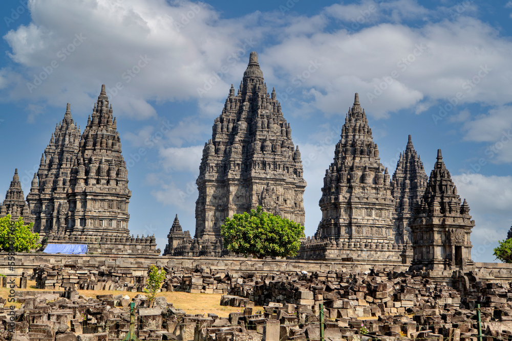  The Candi Prambanan temple near Yogyakarta on Java island, Indonesia