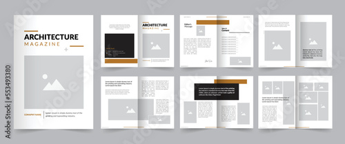 Architecture Magazine design template