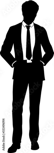 Business People Man Silhoue...