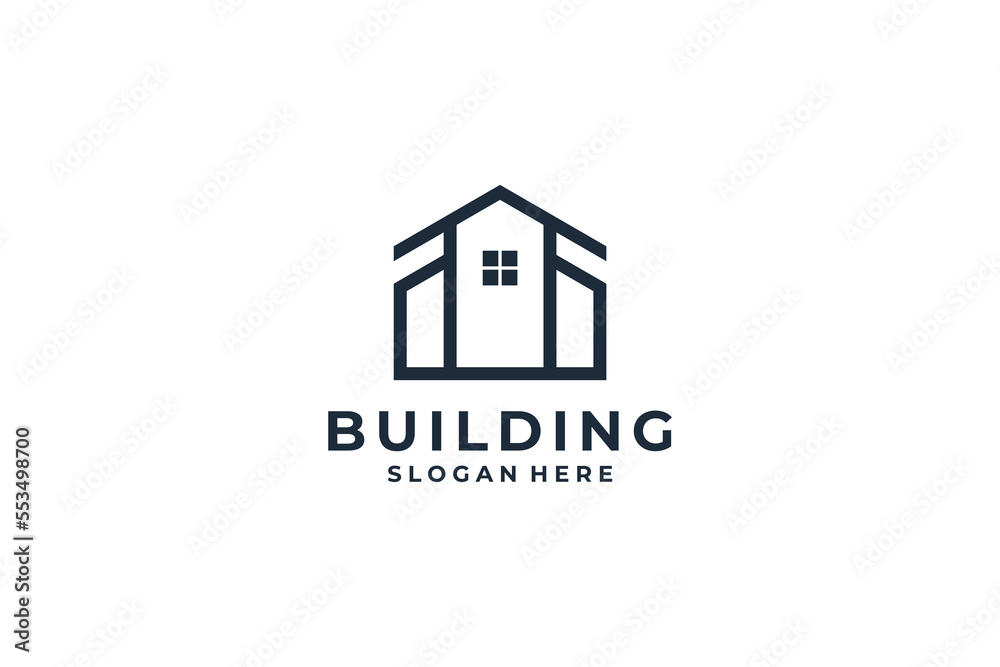 Building architecture logo design inspiration.