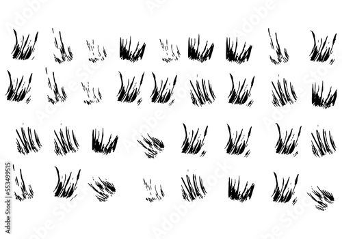 grass silhouettes collection