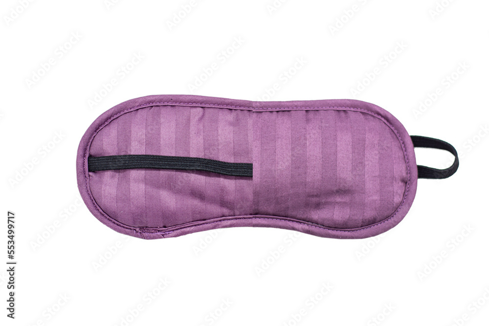 Sleep mask and lavender products for healthy sleep on textile background. Healthy night sleep concept Sleep mask and lavender products for healthy sleep on textile background. Healthy night sleep concept