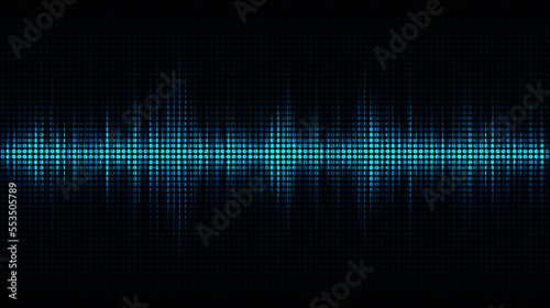 Sound wave background. Wave of musical soundtrack