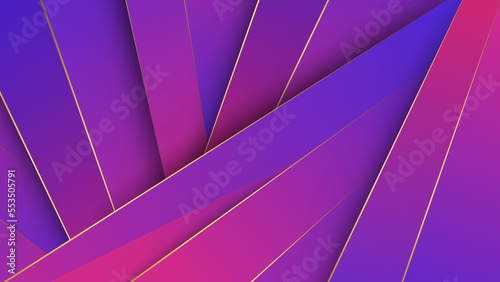 Wallpaper Mural Purple background with golden line, style luxury Torontodigital.ca