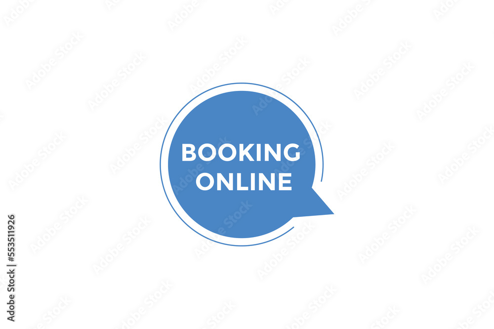 Booking online button web banner template Vector Illustration
Booking online button web banner template Vector Illustration