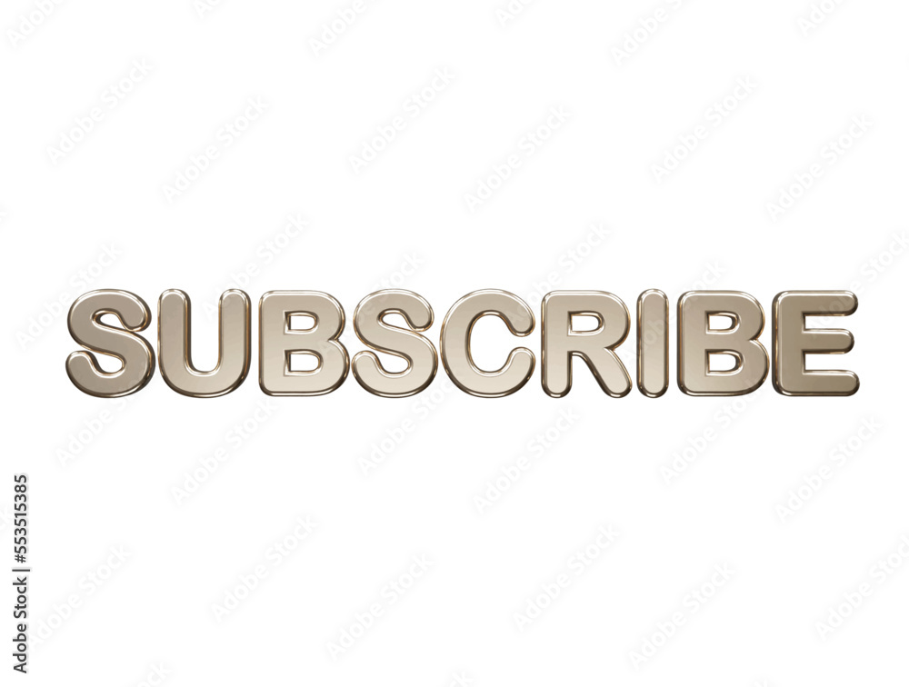 1 million subscriber text effect illustration
