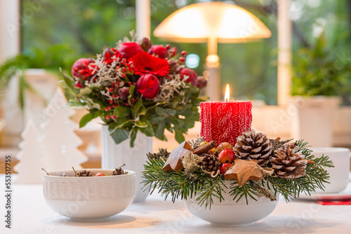 Weihnachtlicher Tischschmuck