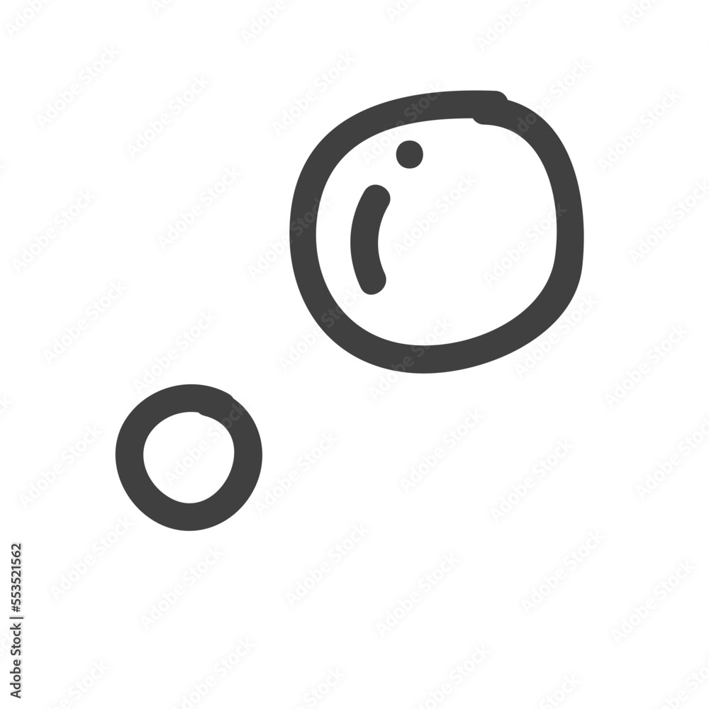 illustration of bubbles hand drawn doodle illustration of bubbles hand drawn doodle