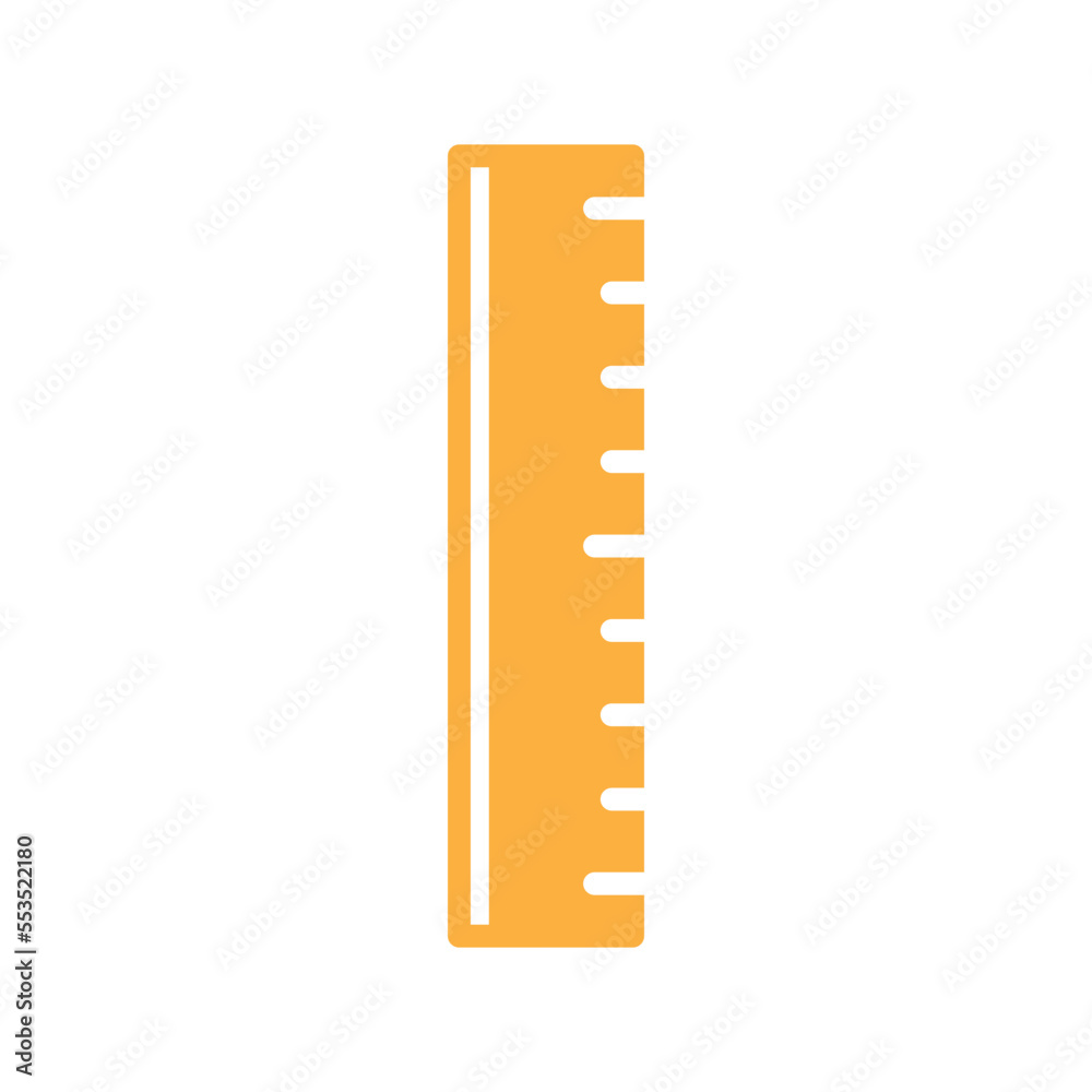 ruler isolated on white ruler isolated on white