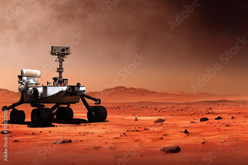 Mars Rover - Generative AI photo