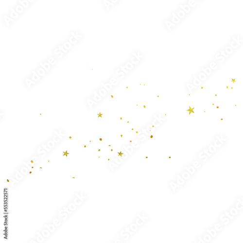 stars and confetti