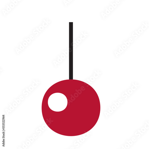 red christmas ball