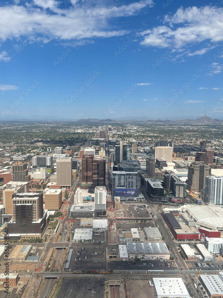 Fototapeta premium Vue aérienne Phoenix
