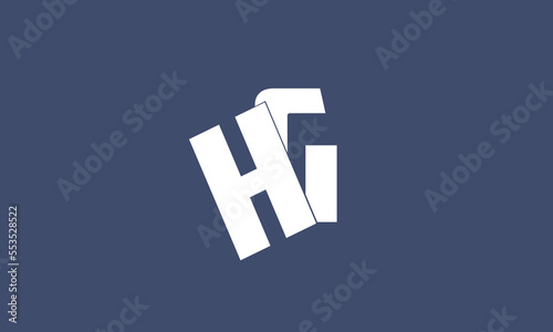 HG,GH Initials Logo design