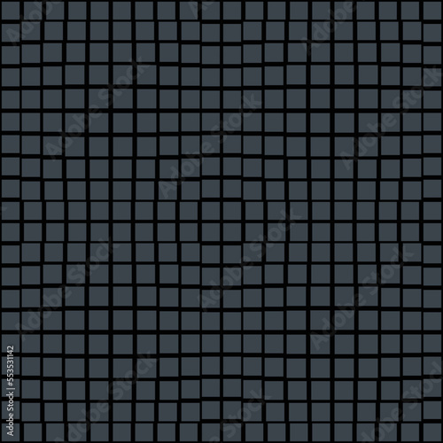 seamless black pattern with dark blue shapes