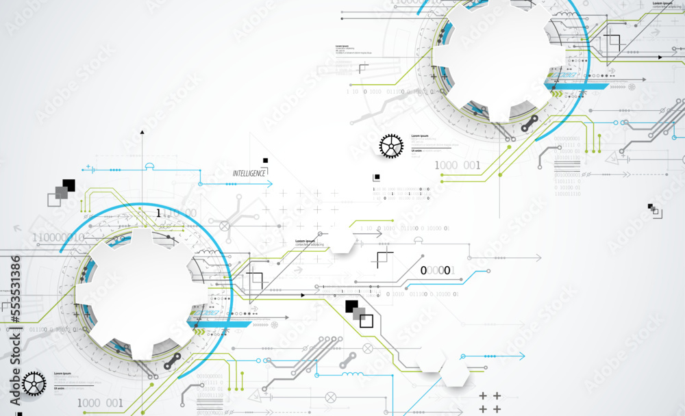 Abstract technology background. Communication concept, futuristic digital innovation background. Vector illustration Abstract technology background. Communication concept, futuristic digital innovation background. Vector illustration