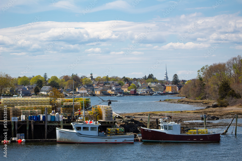 Fishing boats in the harbor, Portsmouth, New Hampshire